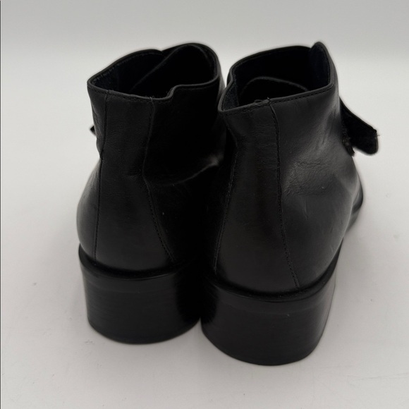 Vintage Etienne Aigner Black Chukka Boots women 7.5 leather casual goth Y2K main image 4